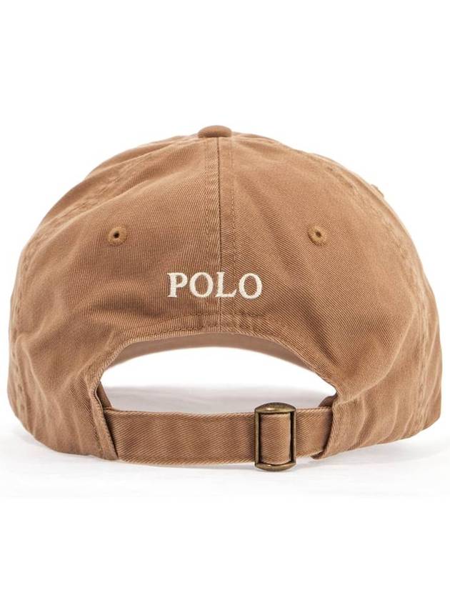 adjustable curved brim beige sports cap - POLO RALPH LAUREN - BALAAN 2