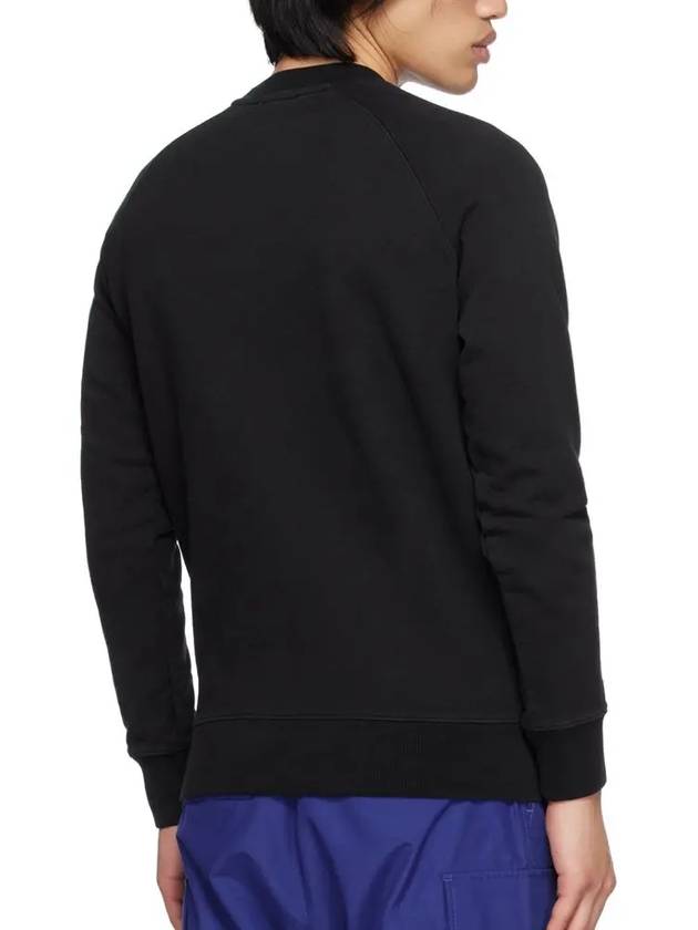 Dressed Fox Patch Classic Sweatshirt Black - MAISON KITSUNE - BALAAN 7