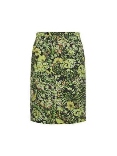 Women s Printed Midi Skirt Multi 0108275109 - DRIES VAN NOTEN - BALAAN 1