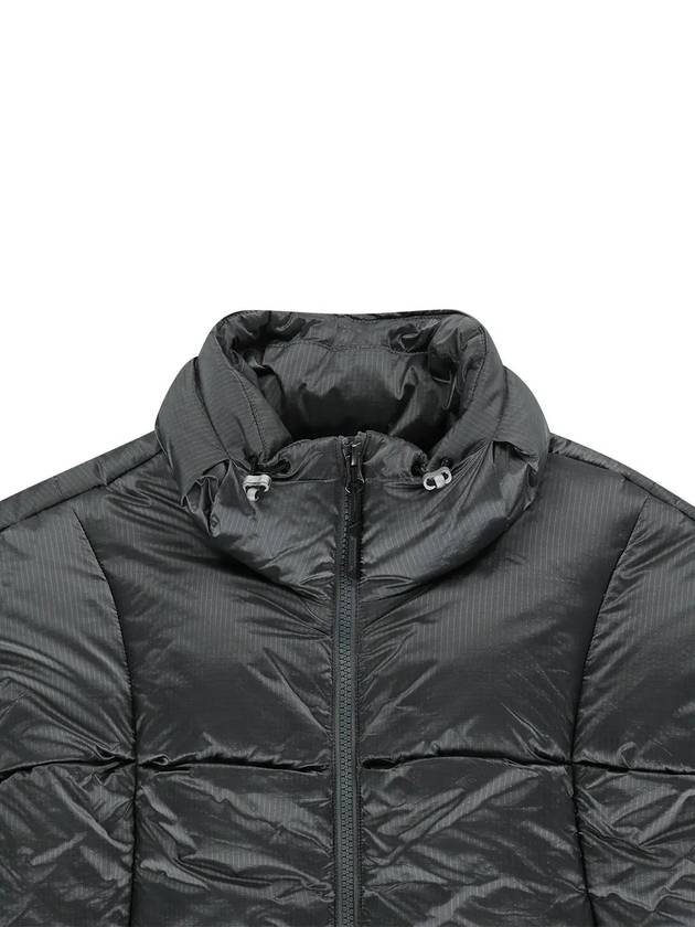 Women Fade Goose Down Short Puffer Charcoal - OFFGRID - BALAAN 4