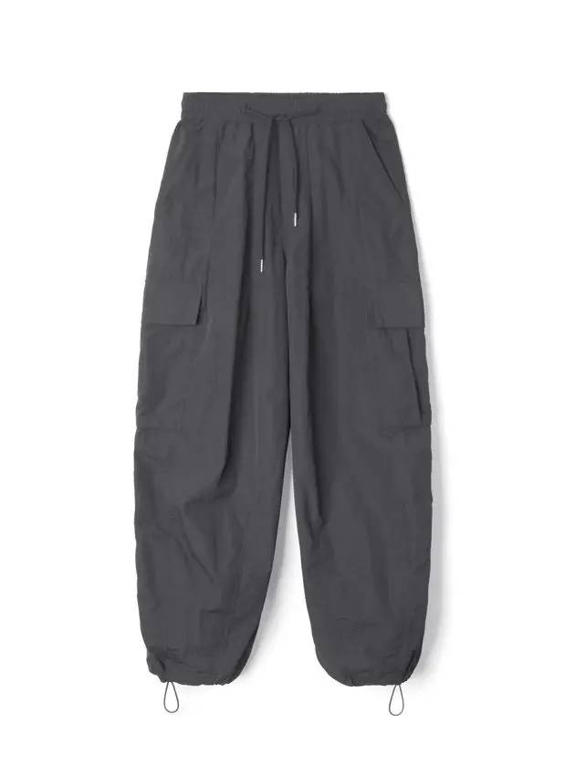 Tasran cut detail cargo parachute pants_Charcoal - INDUST - BALAAN 9