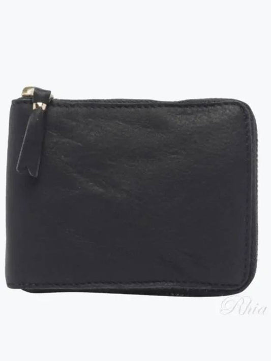 Washed Leather Logo Wallet SA7100WW 1 - COMME DES GARCONS - BALAAN 1