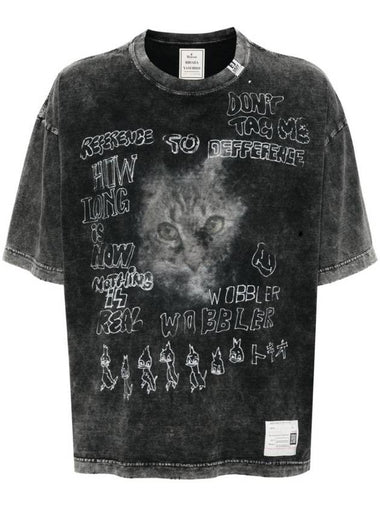 Graphic Print T Shirt A13TS611 - MAISON MIHARA YASUHIRO - BALAAN 1