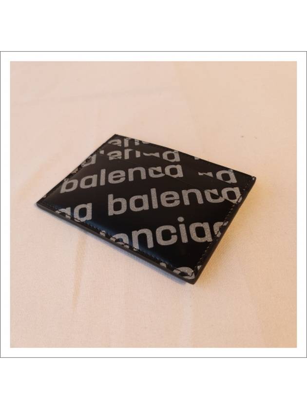 All Over Logo Card Wallet Black - BALENCIAGA - BALAAN 8