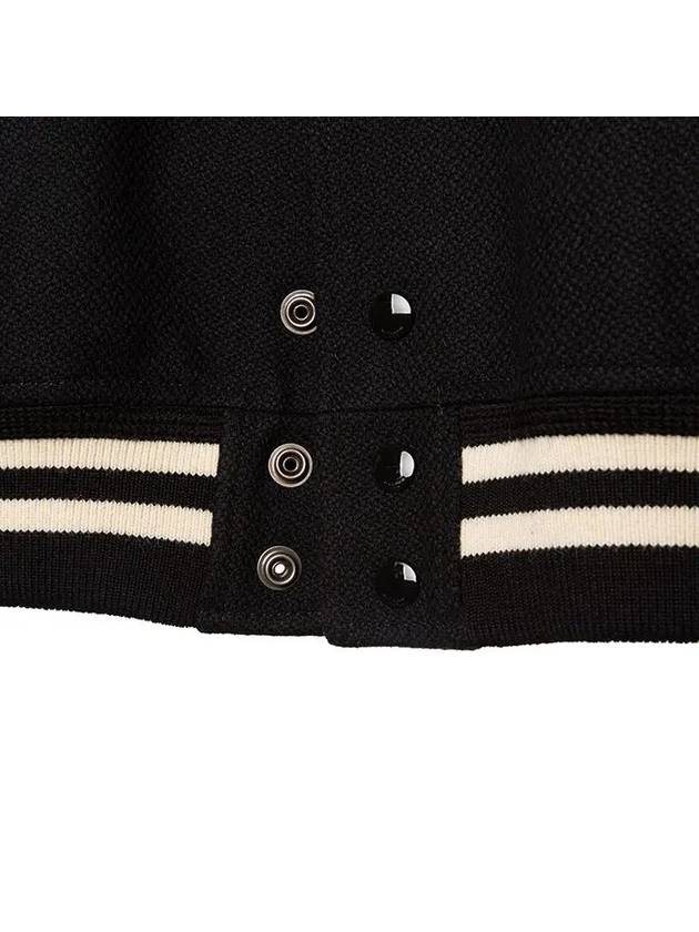 Teddy Jacket In Wool Black - SAINT LAURENT - BALAAN 11