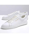 Men's Andy Leather Low Top Sneakers White - SAINT LAURENT - BALAAN 2