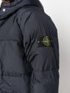 Garment Dyed Crinkle Reps Recycled Nylon Hoodie Padding Navy - STONE ISLAND - BALAAN 6