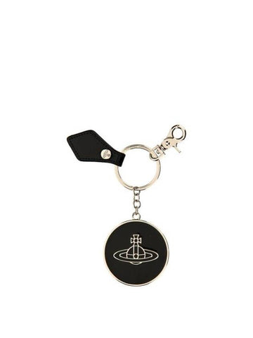 Keyring 82030102U OM000G N401 Black SHINY ENAMEL - VIVIENNE WESTWOOD - BALAAN 1