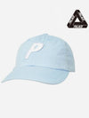 Biowashed 3D P 6panel cap baby blue 22FW - PALACE - BALAAN 1