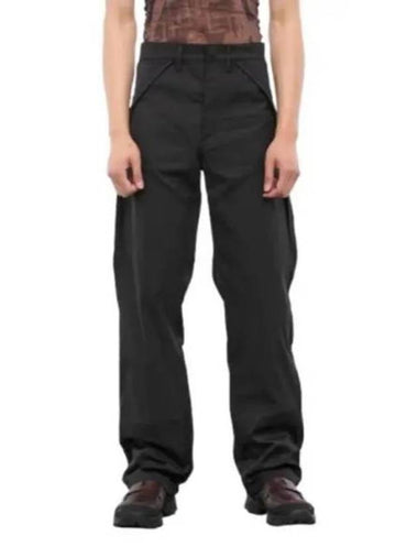 Straight Pants RBMW069FA51 BLK0001 Black - ROA - BALAAN 1