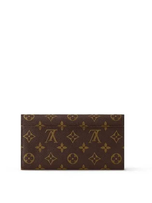 Monogram Sarah Long Wallet Brown - LOUIS VUITTON - BALAAN 5