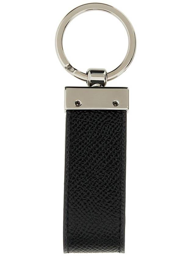 logo tag calfskin key holder black - DOLCE&GABBANA - BALAAN 3