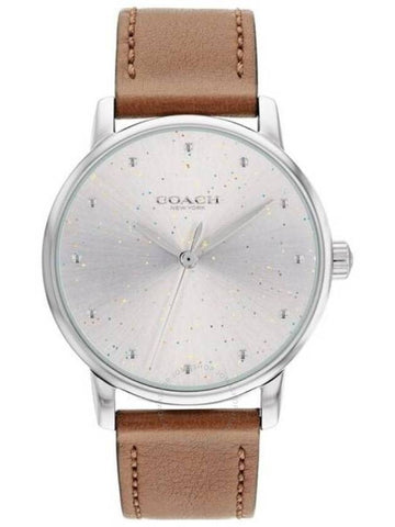 Coach Grand Quartz Silver Dial Ladies Watch 14503845 - COACH - BALAAN 1