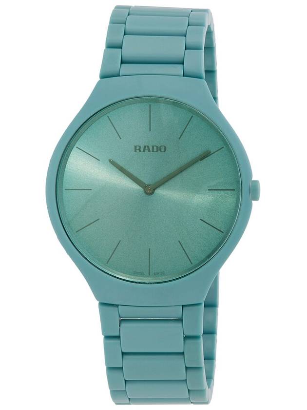 Rado True Thinline Quartz Green Dial Men's Watch R27096662 - RADO - BALAAN 1