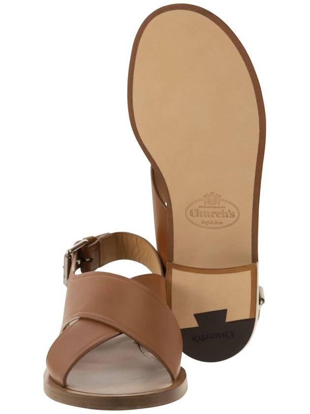 N26 women's sandals Rhonda 2 smooth leather flat sandals - CHURCH'S - BALAAN 6