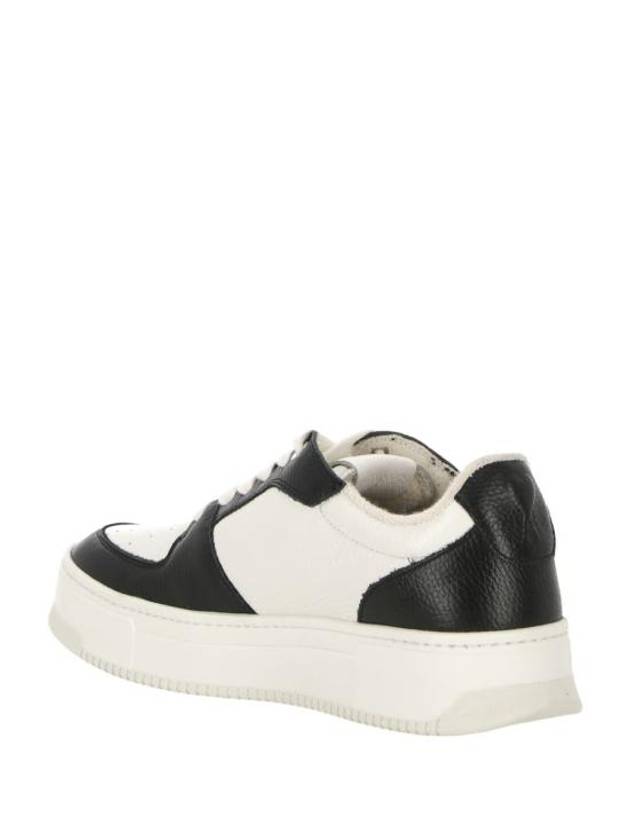 New Lace-Up Arcade Low-Top Sneakers Black White - AMI - BALAAN 4