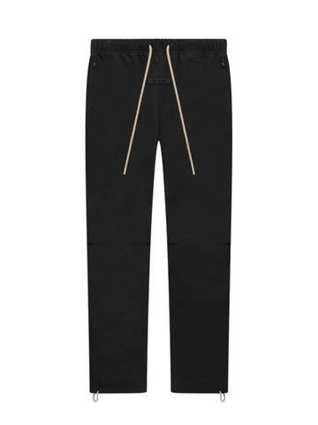 Fear of God Essentials The Black Collection Relaxed Trousers Black - FEAR OF GOD ESSENTIALS - BALAAN 1