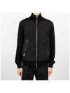 Men s Nylon Down Front Blouson Bomber Jacket Black - TOM FORD - BALAAN 3