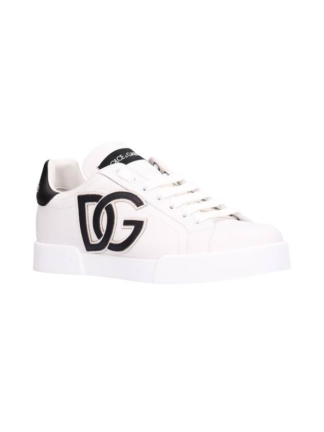 DG Logo Portofino Low Top Sneakers White - DOLCE&GABBANA - BALAAN 3