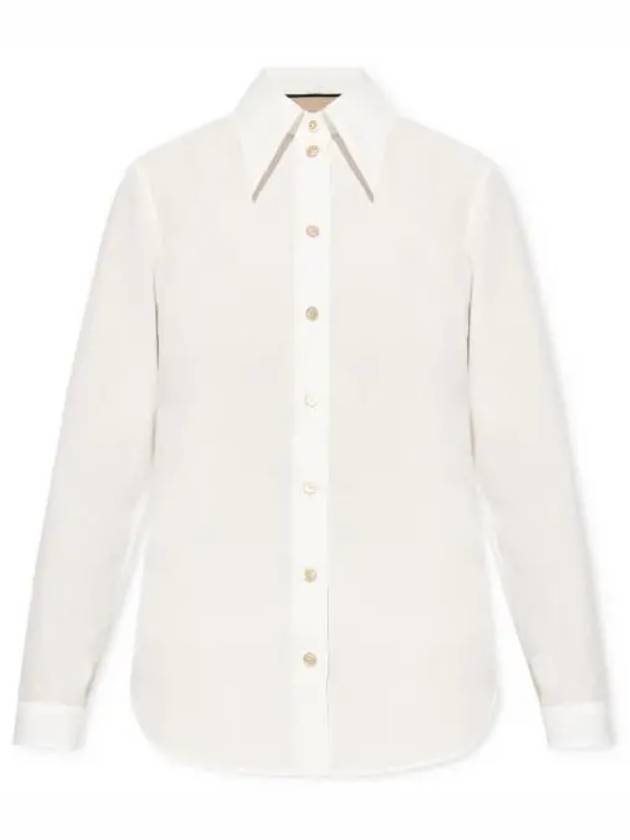 Cotton Shirt White - GUCCI - BALAAN 2