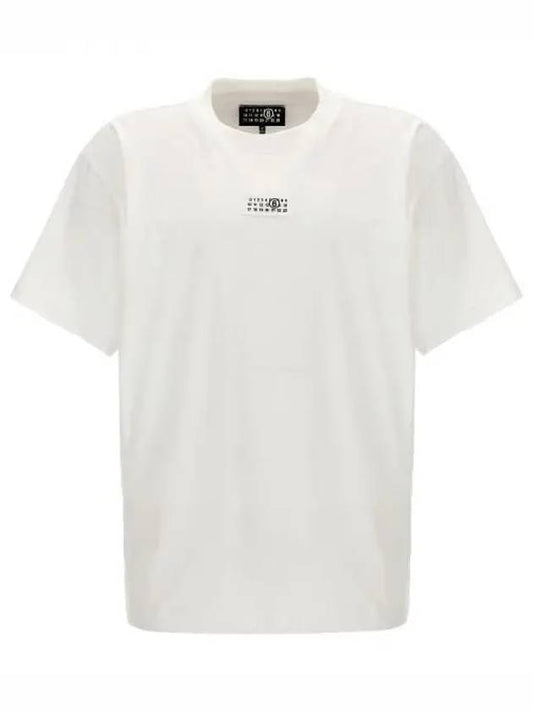 Ribbed Neck Short Sleeve T-Shirt White - MAISON MARGIELA - BALAAN 2