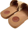 24SS Woody Logo Strap Slippers CHC23U188EF - CHLOE - BALAAN 4