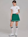 Color combination tape double pleated skirt MW4SS602 - P_LABEL - BALAAN 10