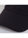 Women s Golf Wear Simple Color Embroidered Sun Cap Black - J JANE - BALAAN 6