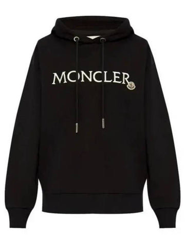 8G00019 89A1K 999 logo embroidery hoodie - MONCLER - BALAAN 1