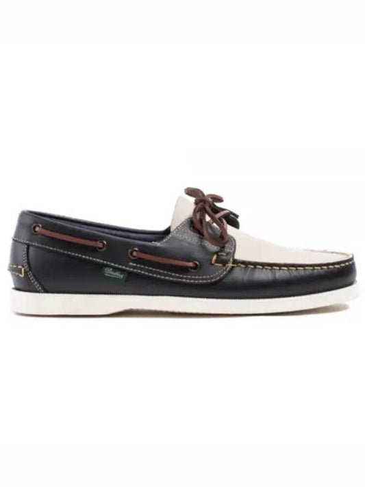 Bath Suede Boat Shoes Black - PARABOOT - BALAAN 1