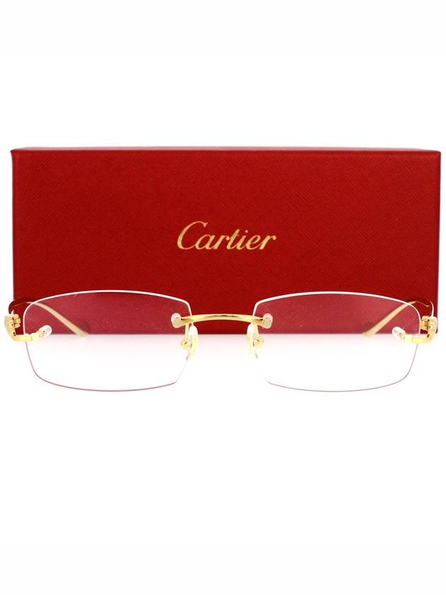 Sunglasses CT0061O 002 Gold - CARTIER - BALAAN 2