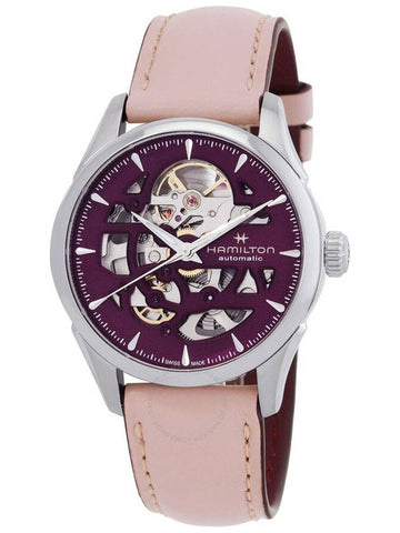 Hamilton Jazzmaster Automatic Purple Dial Ladies Watch H32265801 - HAMILTON - BALAAN 1