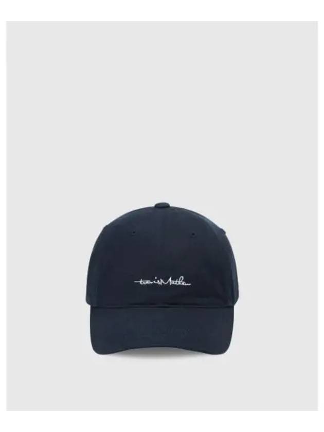 TRAVISMATHEW Unisex Signature Logo Cap Navy - TRAVIS SCOTT - BALAAN 1