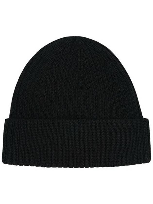 Wool Fox Head Beanie Black - MAISON KITSUNE - BALAAN 3