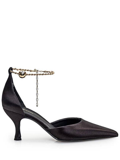 Dana Ankle Chain Pumps Black - SALVATORE FERRAGAMO - BALAAN 2