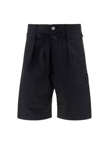 shorts bermuda black - STONE ISLAND - BALAAN 1