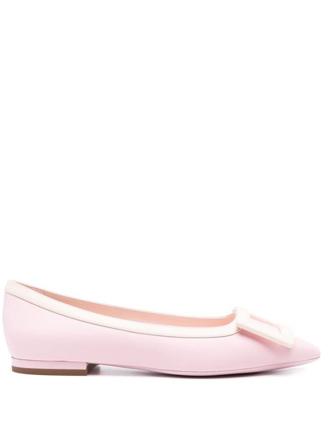 Gommettine Nappa Leather Flat Shoes Pink - ROGER VIVIER - BALAAN 2