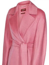 CLES Belted Wool Coat Pink 2426016021 070 - MAX MARA - BALAAN 4