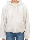 Women's Reversible Quilted Eaton Fur Jacket White - MOOSE KNUCKLES - BALAAN 6