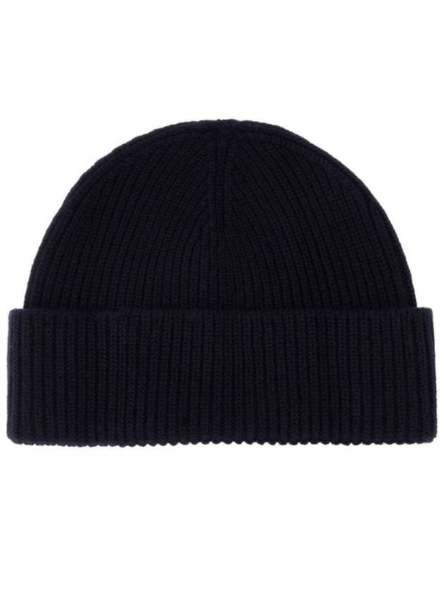 Heart Logo Wool Beanie Night Blue - AMI - BALAAN 3