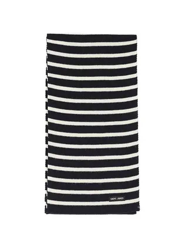 1409 MARINE ECRU Ray Stripe Muffler - SAINT JAMES - BALAAN 4