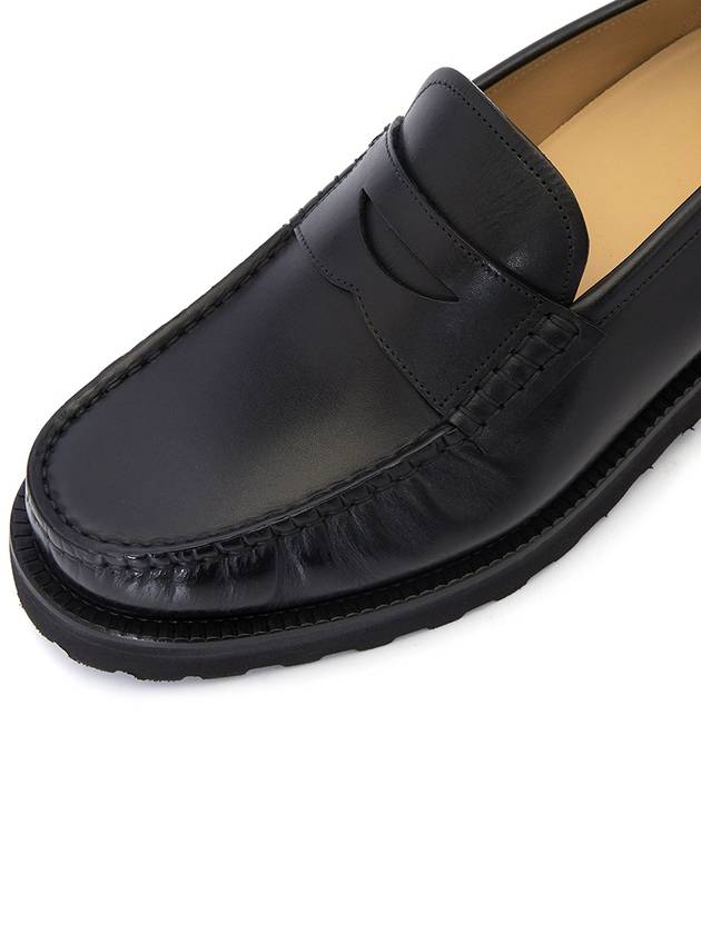 Noah Leather Loafers Black - BALLY - BALAAN 8