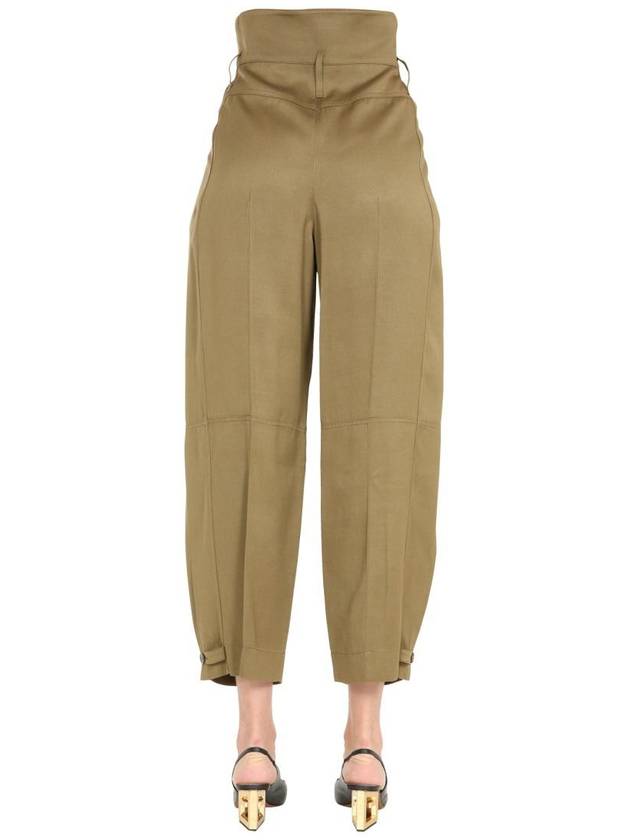 trousers pintuck high waist pants - GIVENCHY - BALAAN 5