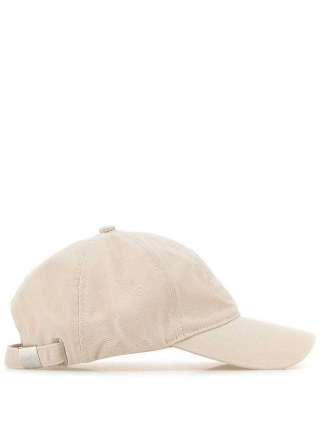 Embroidered Logo Ball Cap Ivory - GANNI - BALAAN 3