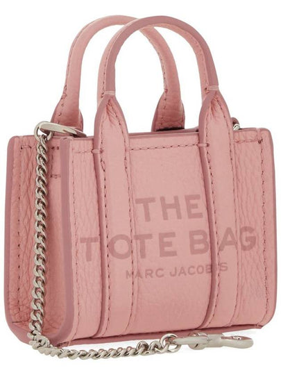 The Nano Tote Bag Charm Key Holder Ribbon Pink - MARC JACOBS - BALAAN 2