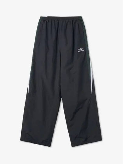 Embroidered Logo Nylon Track Pants Black - BALENCIAGA - BALAAN 2