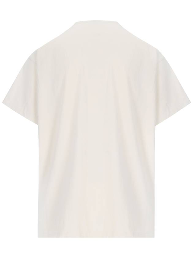 Metal BB Stencil Cotton Short Sleeve T-Shirt White - BALENCIAGA - BALAAN 3