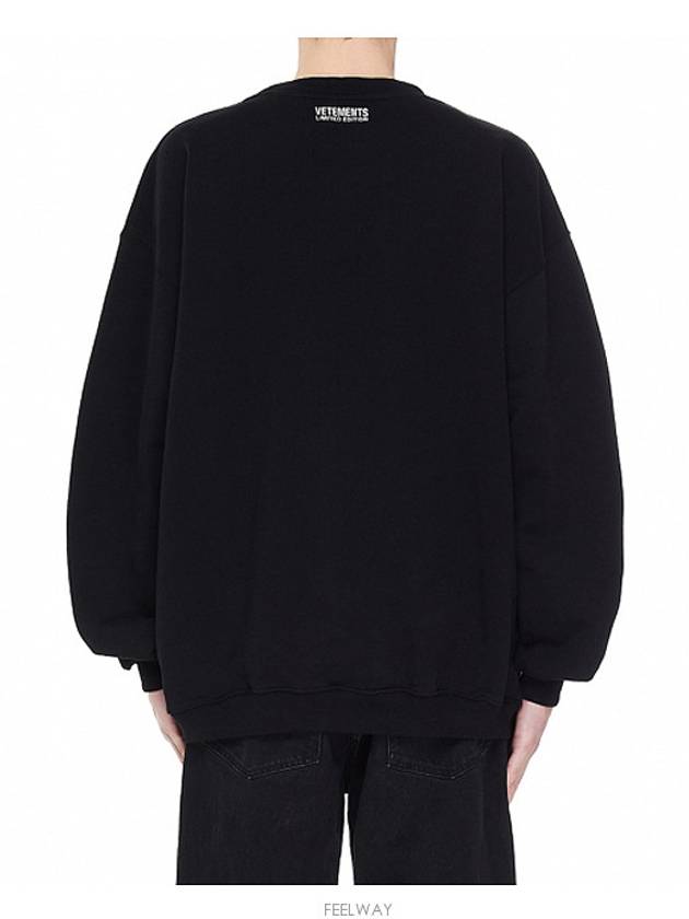 Insecurity Print Sweatshirt Black - VETEMENTS - BALAAN 5