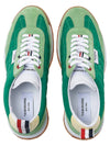 Men's Tech Runner Low Top Sneakers Green - THOM BROWNE - BALAAN 7