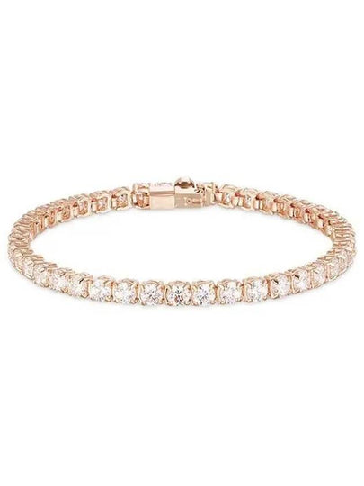 Matrix Crystal Tennis Bracelet Rose Gold - SWAROVSKI - BALAAN 2